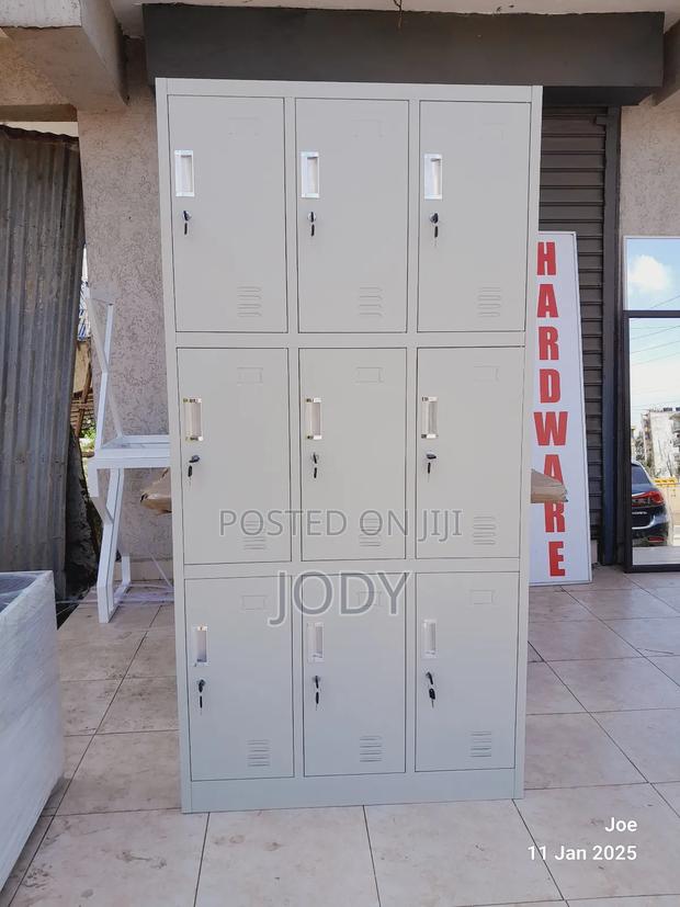 Digital Storage Cabinet/ 9 Doors - main view