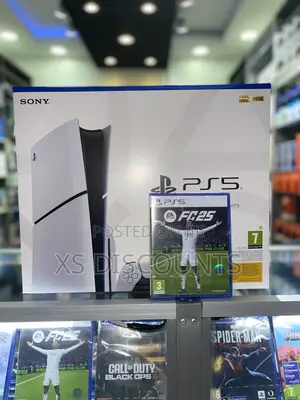 Ps5 Bundle Offer! Sony Playstation 5 Slim + Fc25! Ps5 Slim!