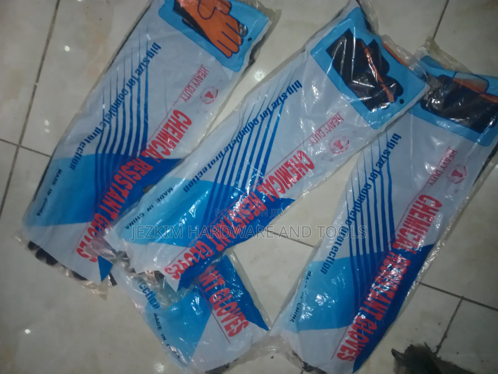 Pvc Gloves 21" Heavy Duty Chemicals Resistant