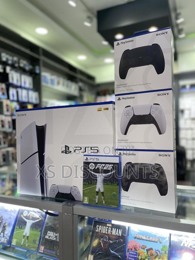 Sony Playstation 5 Slim + 1 Extra Controller + Fc 25 Ps5