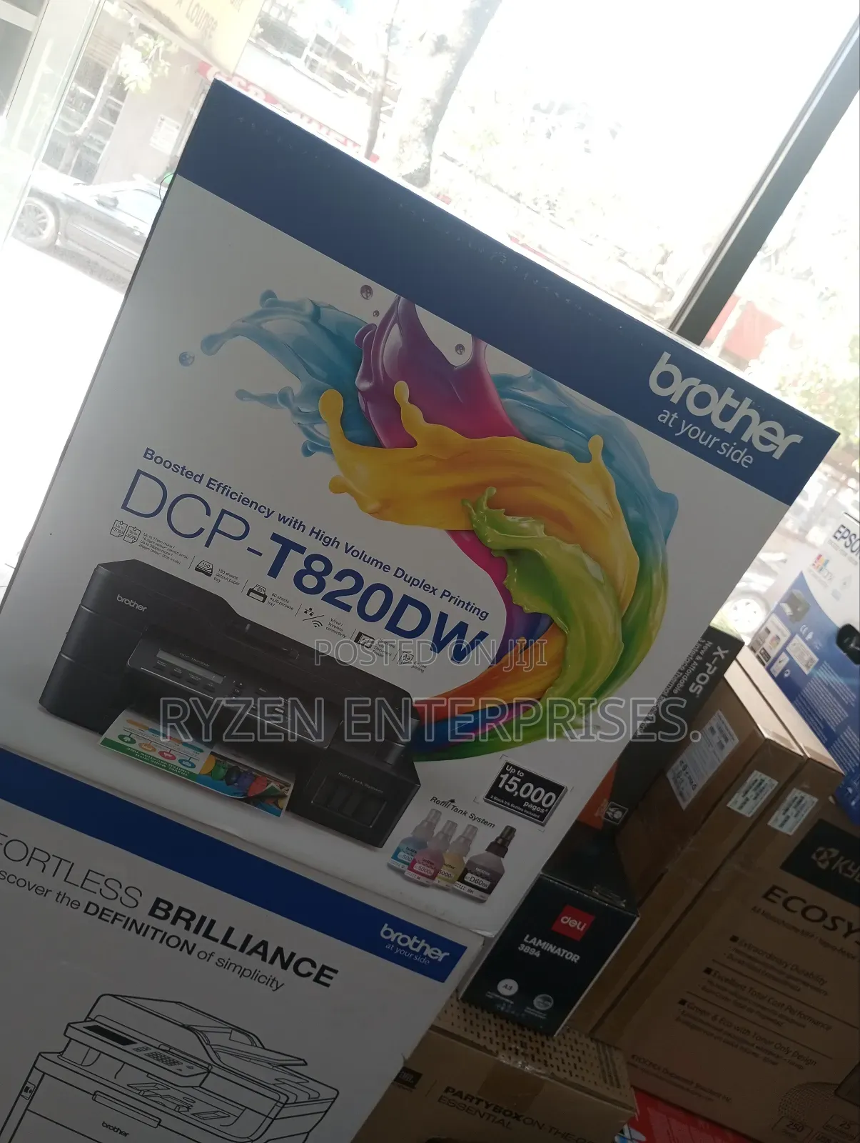 Brother DCP-T820DW Wireless All in One Ink Tank Printer
