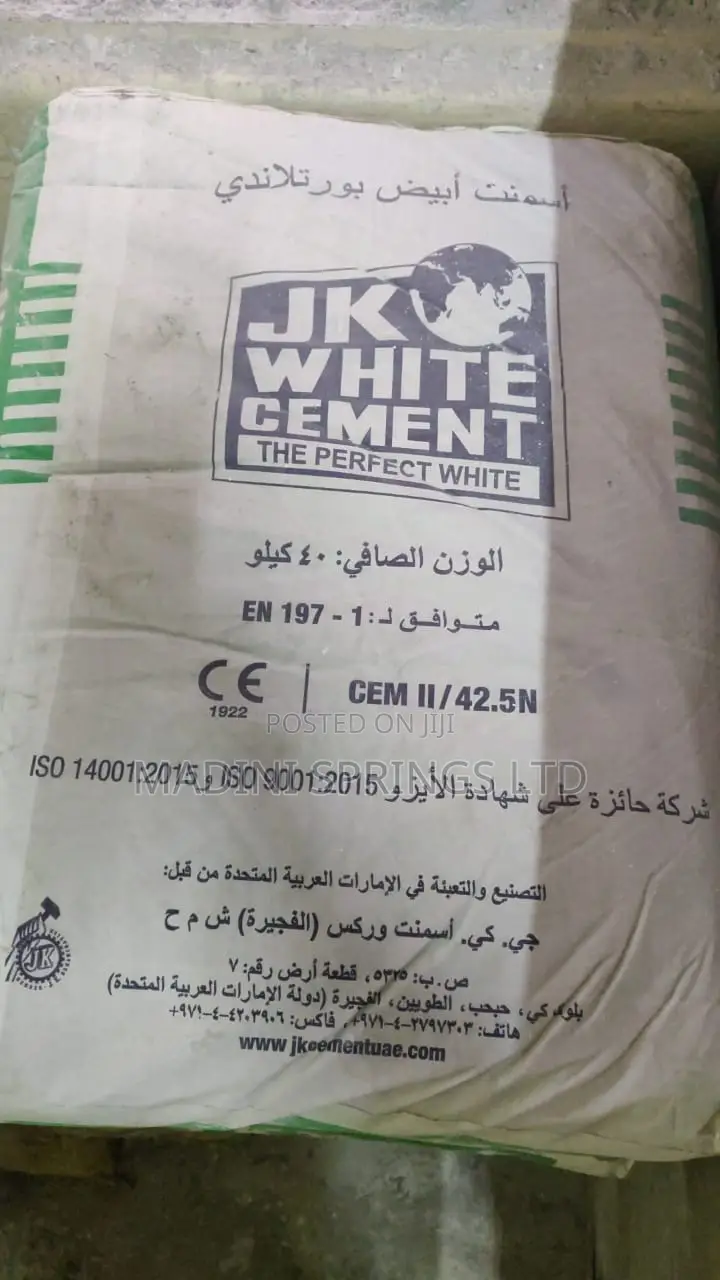 Cleopatra White Portland Cement 52.5n 40kg(Limestone Cement)