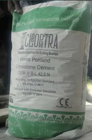 Cleopatra White Portland Cement 52.5n 40kg(Limestone Cement)