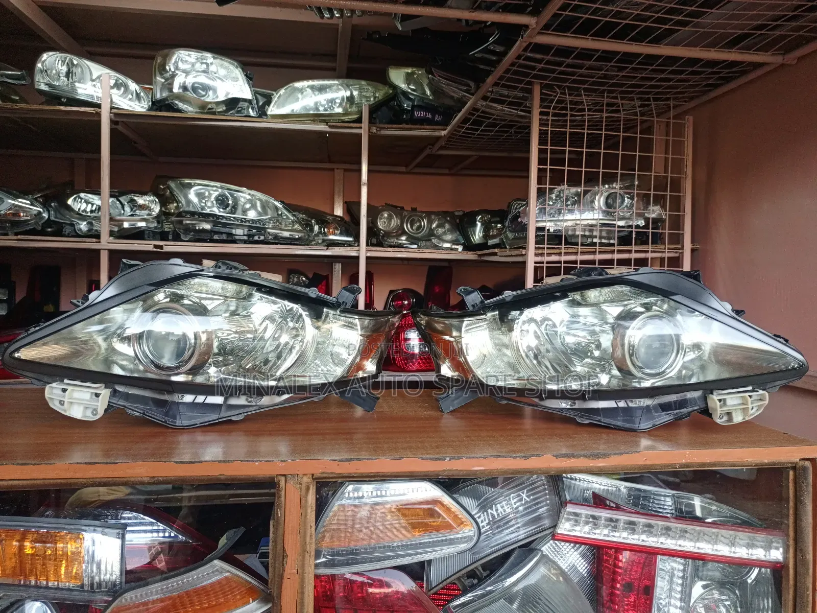 Lexus Rx Zenon Complete Headlights With Comp+Bulbs
