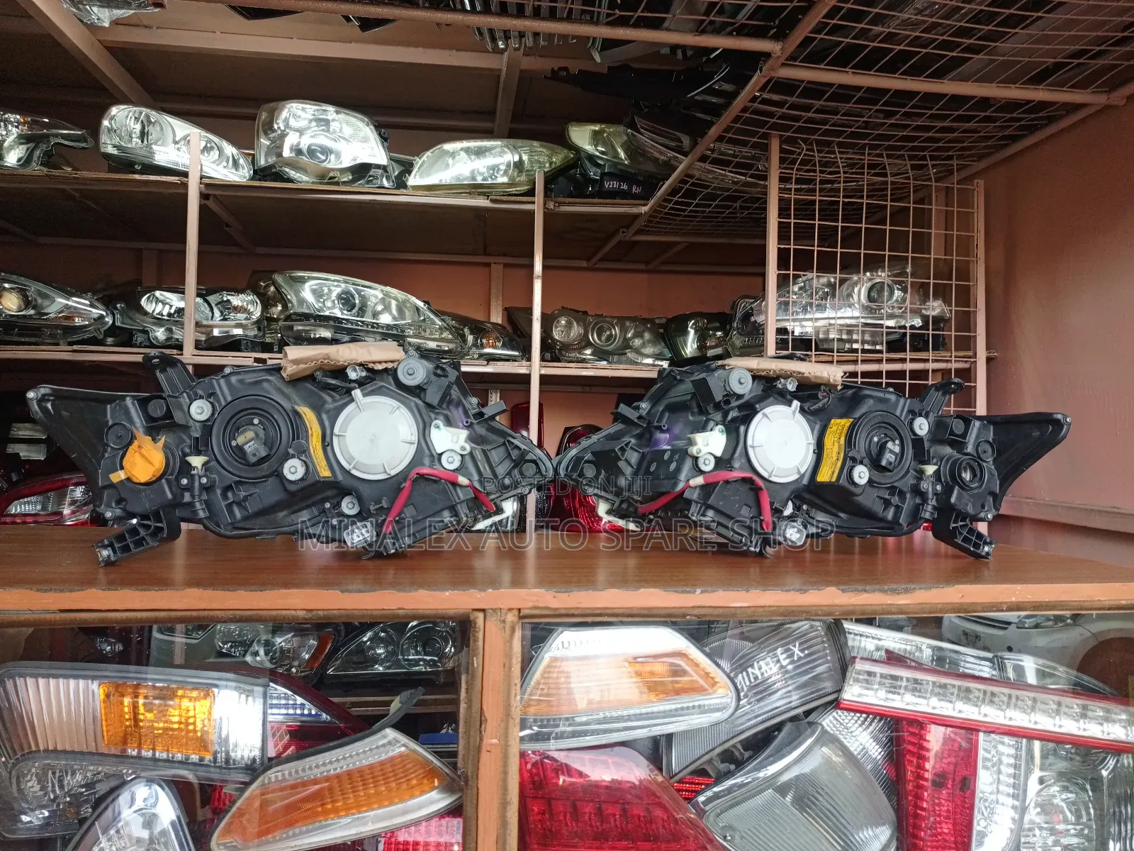 Lexus Rx Zenon Complete Headlights With Comp+Bulbs