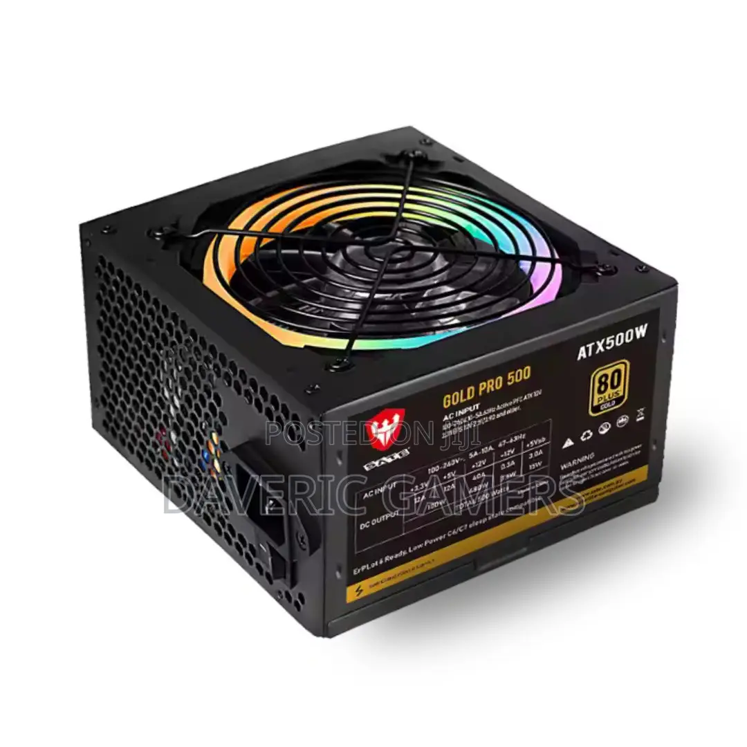 Sate Gold Pro 500 Watts Atx Power Supply