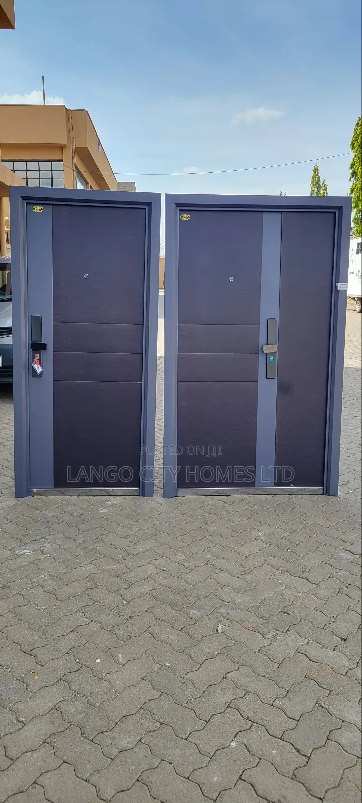 Modern Imported Steel Doors Double and Single