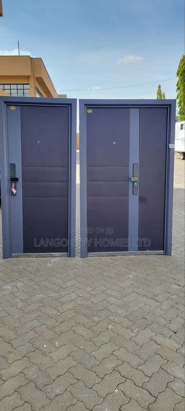 Modern Imported Steel Doors Double and Single