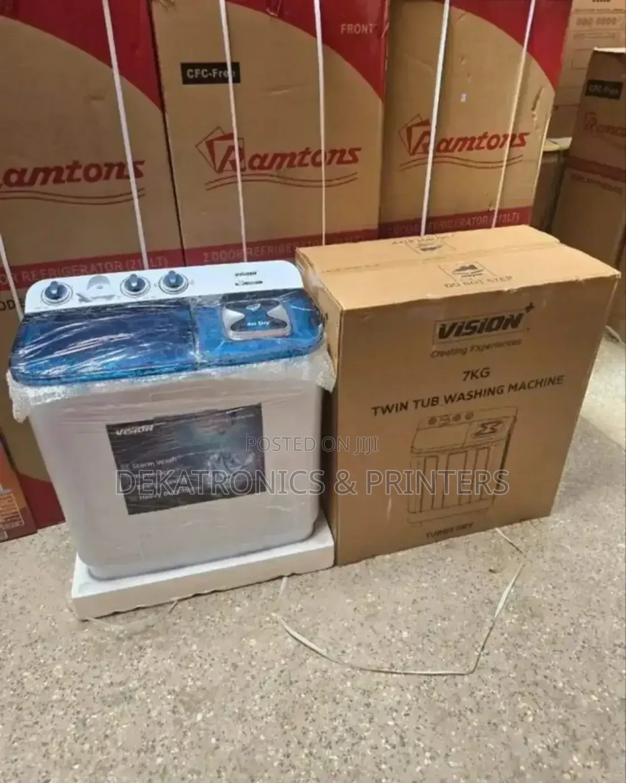 Vision Plus 7kg Dry Twin Tub Washing Machine