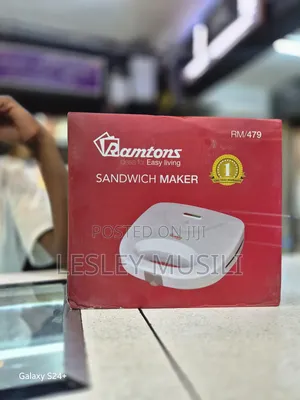 2 Slice Sandwich Toaster White- Rm/479
