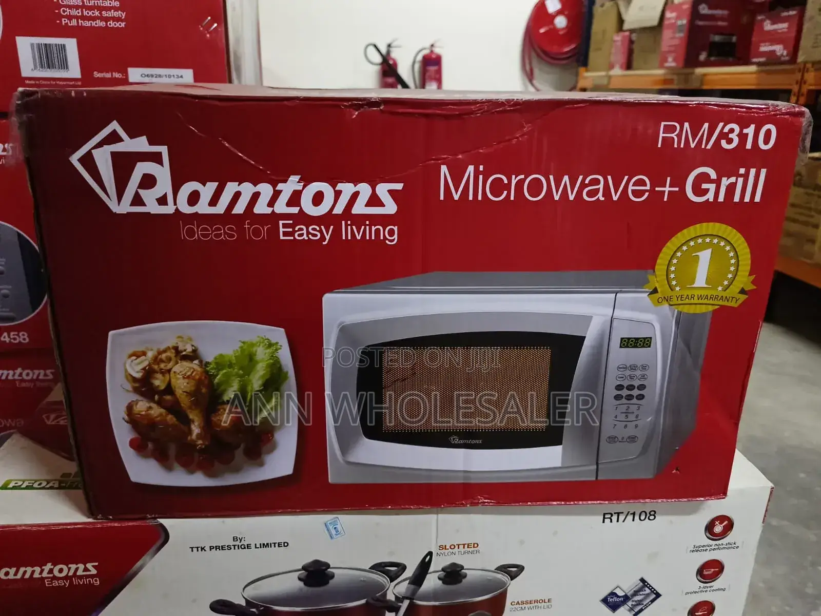 Ramtons Microwave With Grill