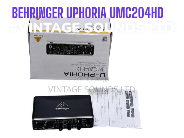 Behringer Umc 204 HD Soundcard 2×4 USB 2.0 Audio/Interface - thumbnail 2