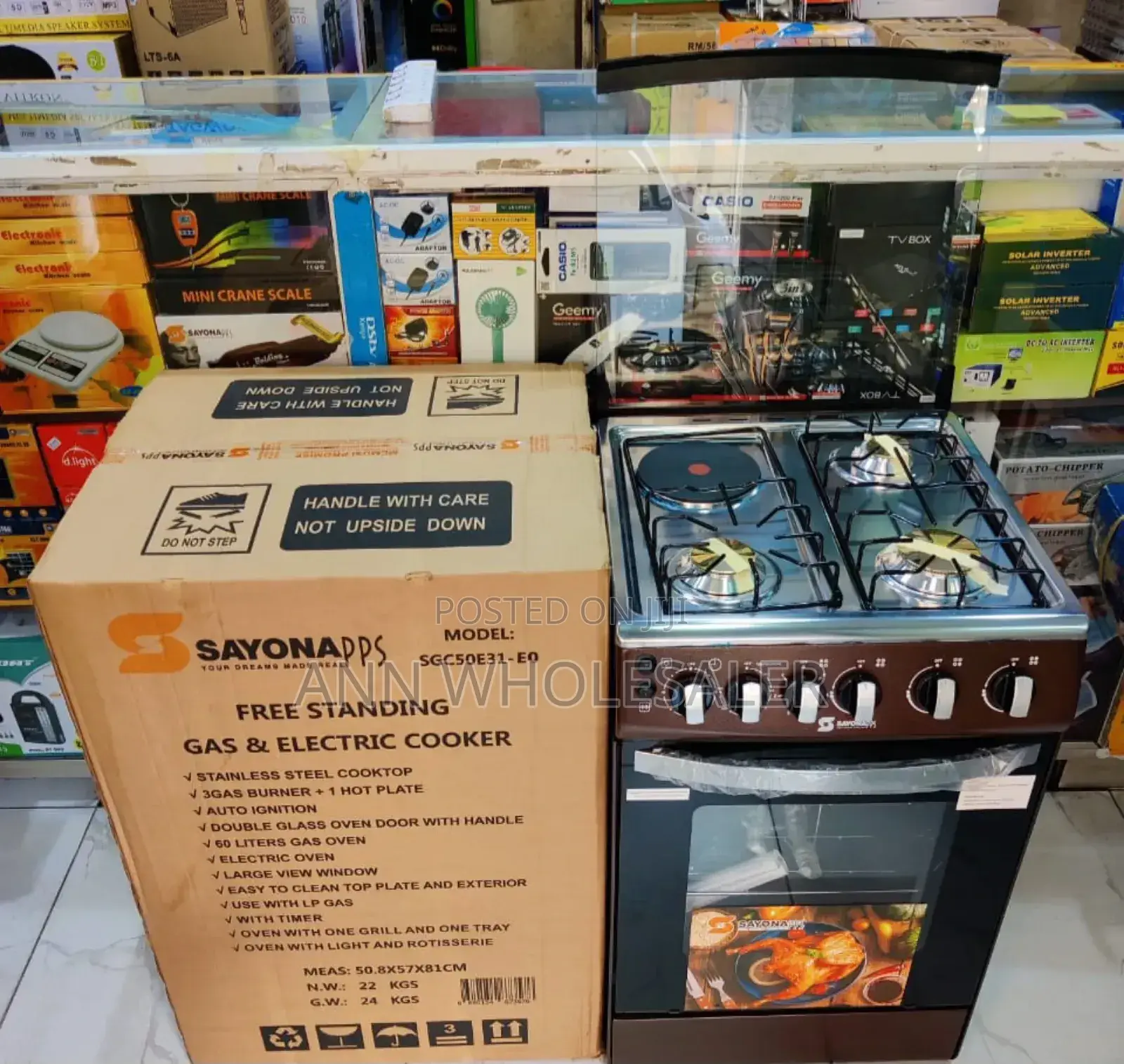Sayona 3+1 Standing Cooker