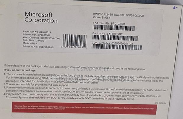 Microsoft Windows 11 Pro (PC) 32/64 Bit License Key - thumbnail 3