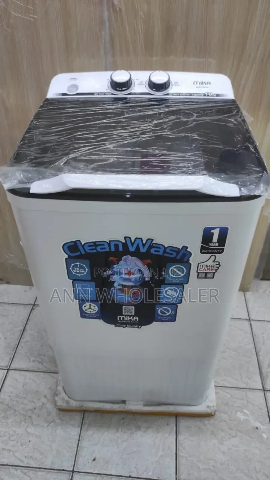 Mika Single Tub Washing Machine