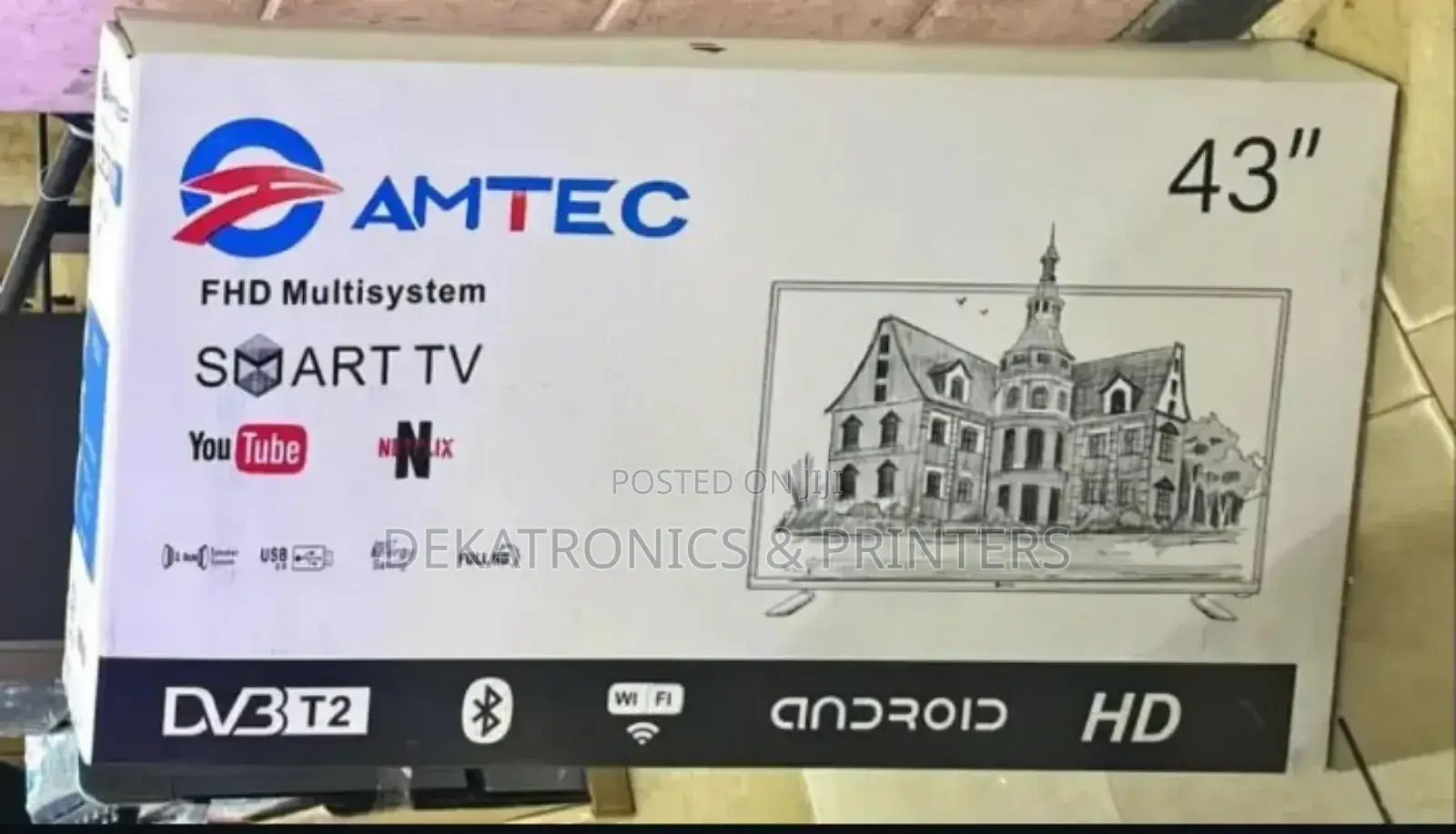Amtec 43" Inch Android Smart Tv