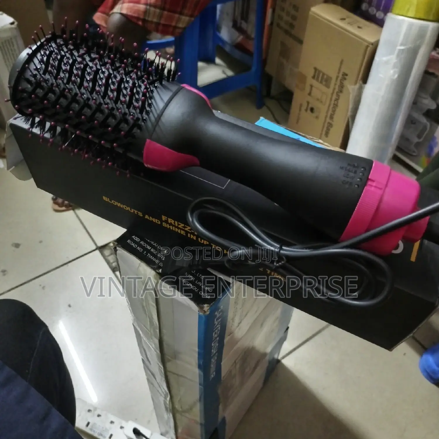 Hot Hair Brush 3in1