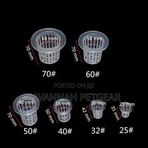 Hydroponic Mesh Pot Net Cup Aeroponic Planting Soilless -#70