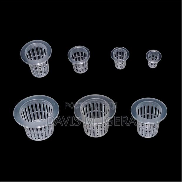 Mesh Pot Net Cup Basket Hydroponic System Plant (25*25mm) - main view