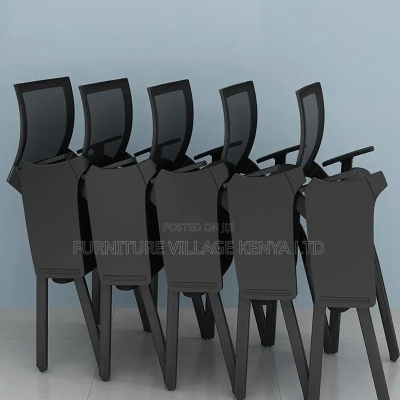 Study Chairs; Foldable Office Seat With Writing Pad