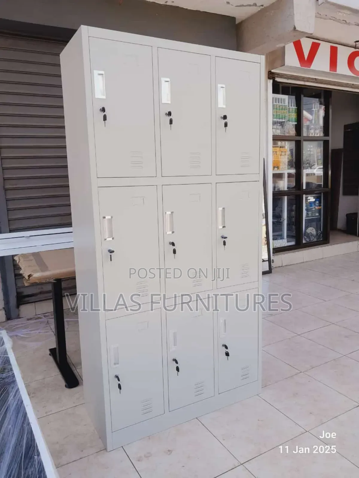 9 Door File Cabinet