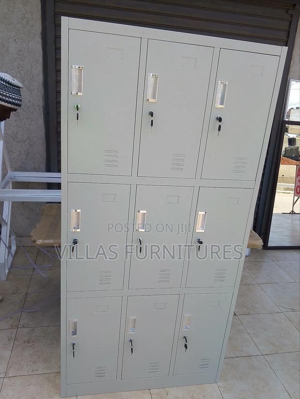 Modern 9 Door Cabinet