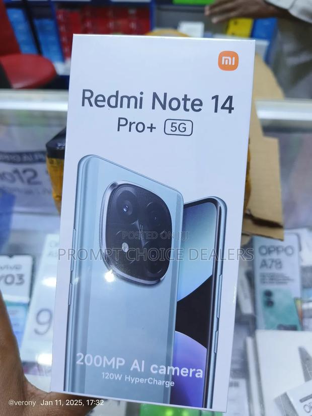 New Xiaomi Redmi Note 14 Pro+ 512 GB Black