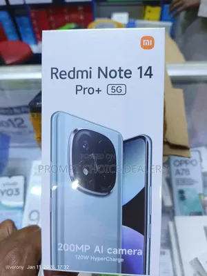 New Xiaomi Redmi Note 14 Pro+ 512 GB Black