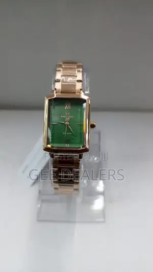 Gold/Green Naviforce Ladies Wrist Watch