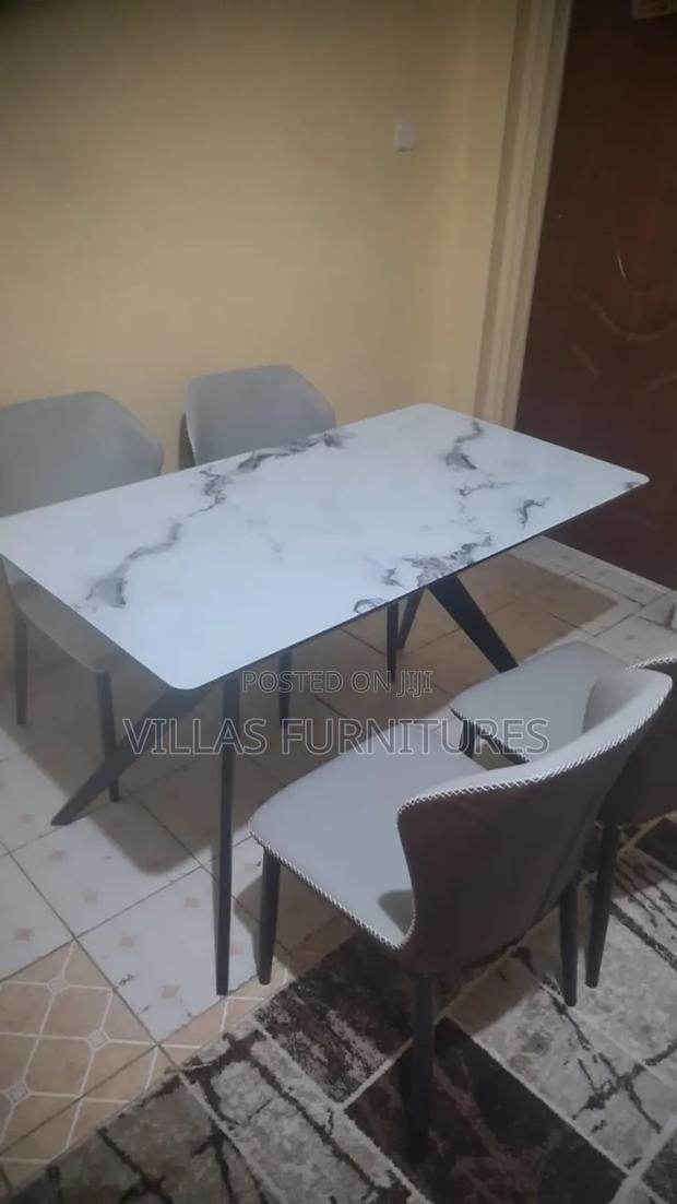 Quality Dinner Set Marble Dining Table - main view