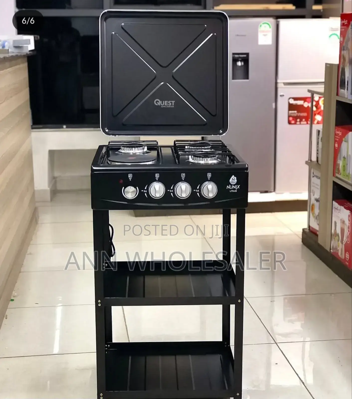 Nunix 3+1 Cooker With Shelves