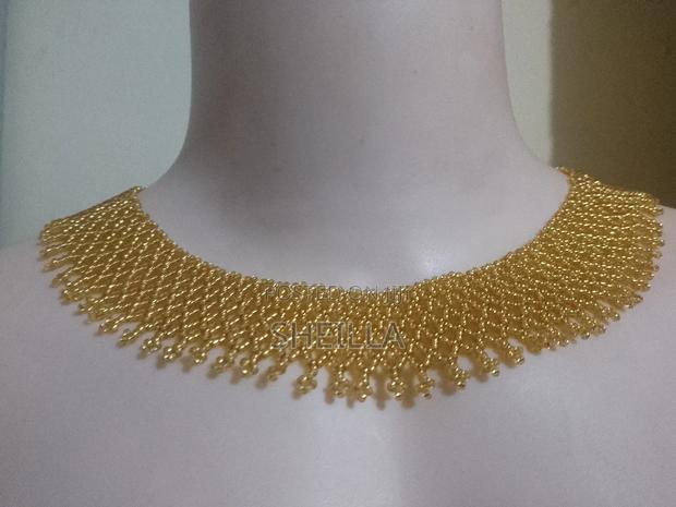 African Necklace Beaded Jewelry - thumbnail 4