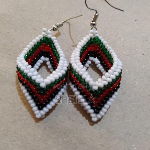 African Beaded Jewelry Earings - thumbnail 7