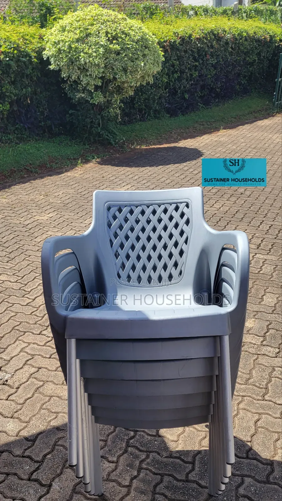 Complast Plastic Chairs With Metal Silver Legs