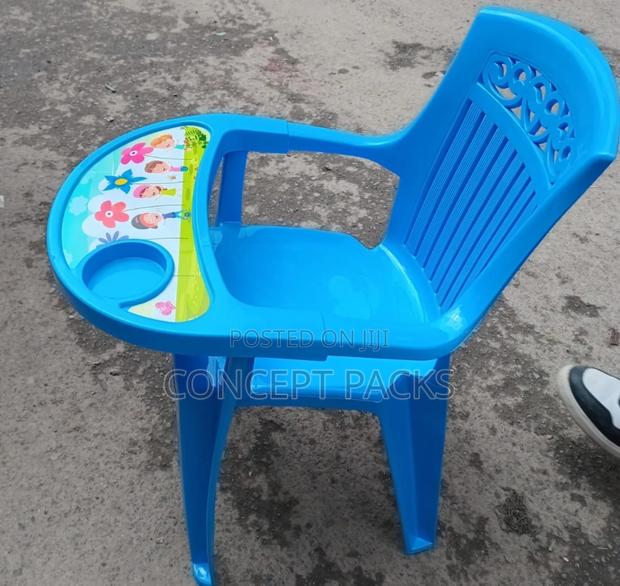 Stackable Blue Baby Feeding Chair - main view