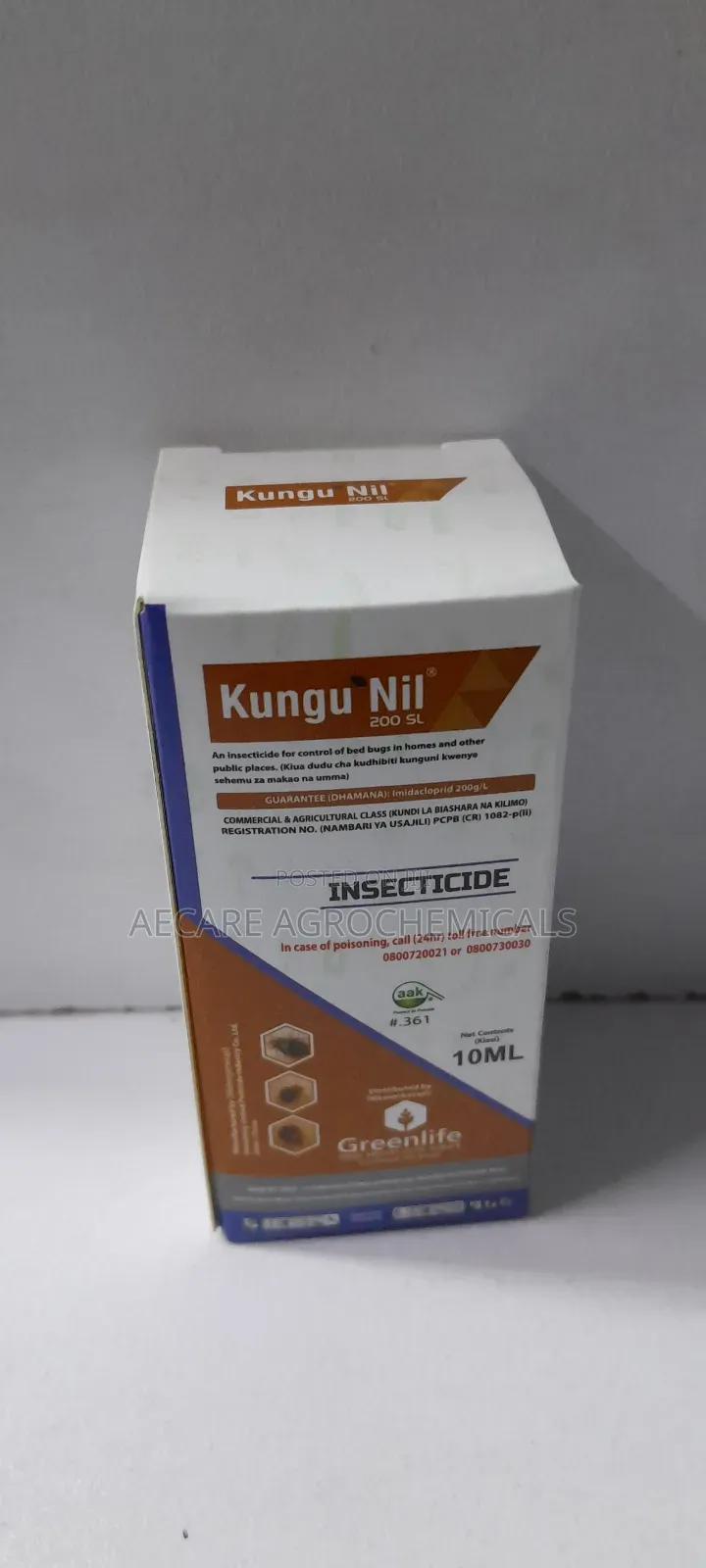 Kungunil 10ml,50ml, 100ml and 1LITRE Pesticide