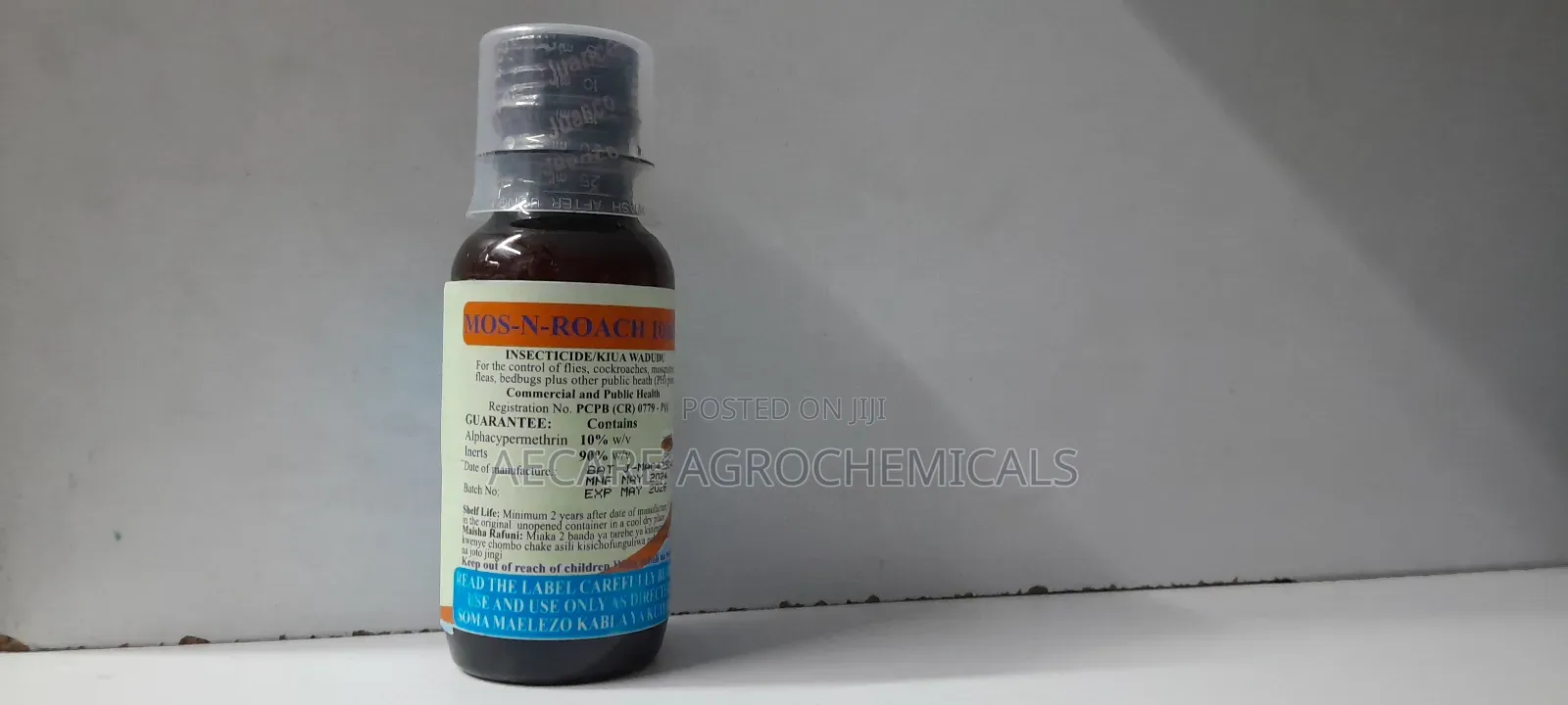 Mos-N-Roach Pesticide 100ec 20ml, 100ml and 1 LITRE