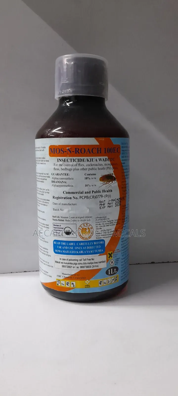 Mos-N-Roach Pesticide 100ec 20ml, 100ml and 1 LITRE