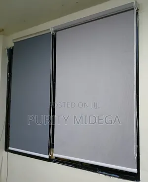 Grey Blackout Horizontal Blinds
