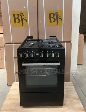 BJS 60 by 60 Standing Cooker, Black,Silver,Grey