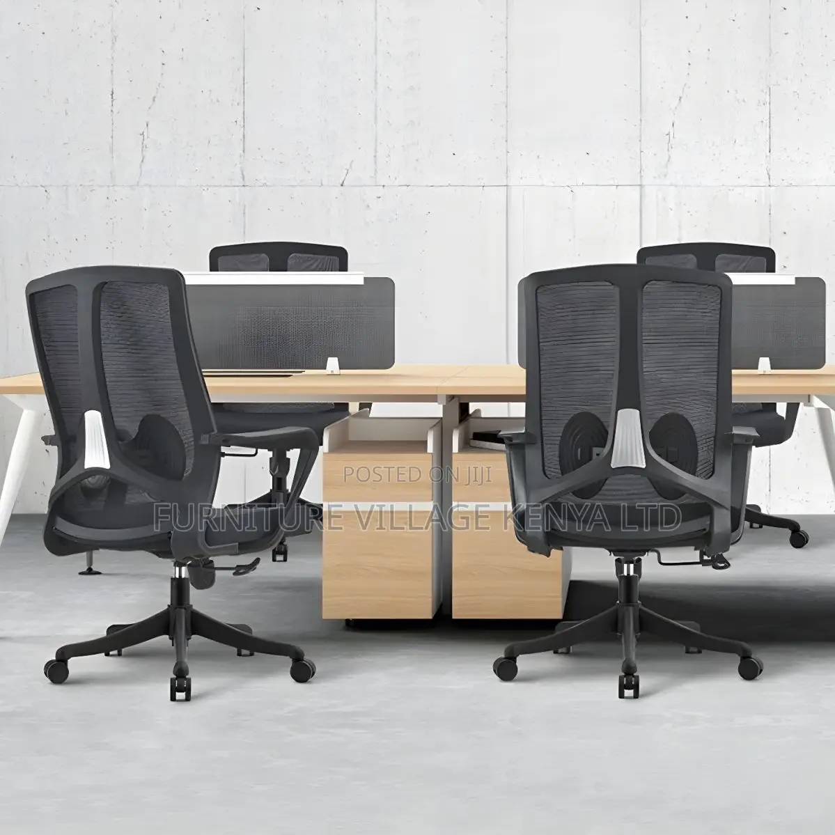 Ergonomic Mesh Mid-Back Task Chair With Lumbar Support