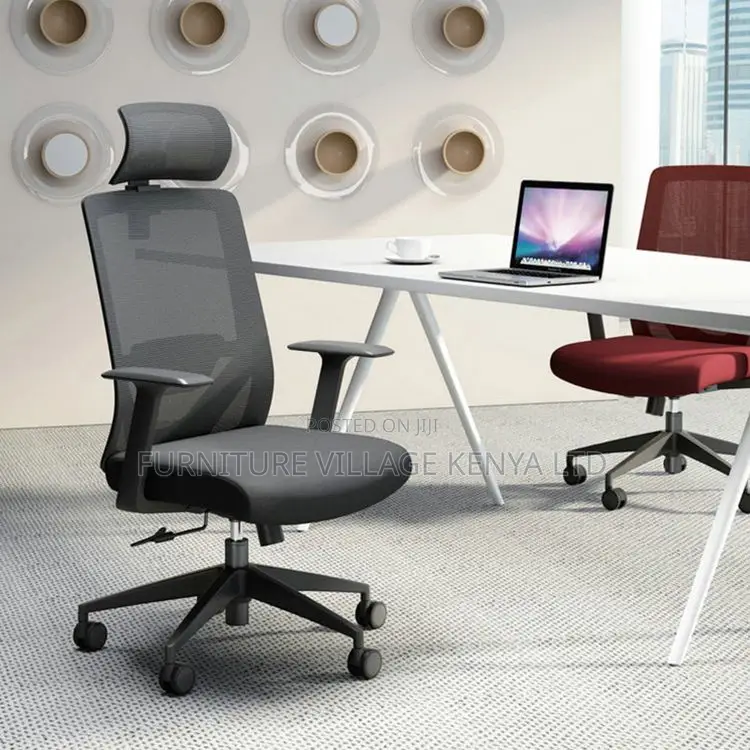 Mesh Office Chair With Adjustable Height Lumbar Support