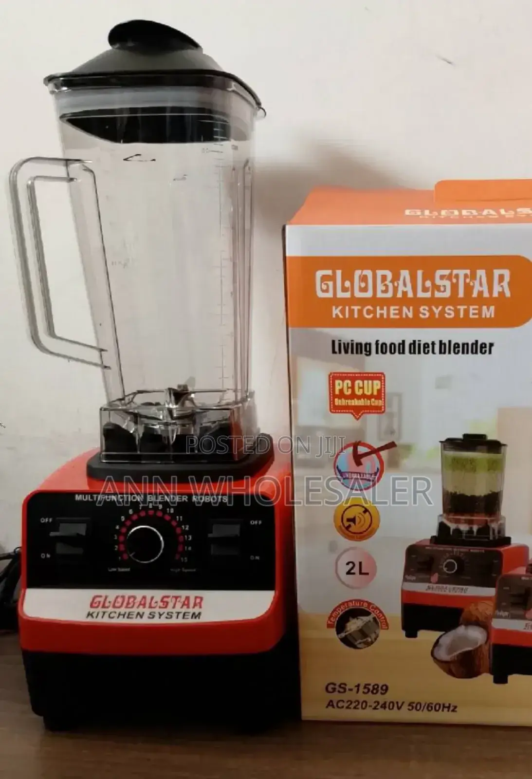 2 in 1 Globalstar Commercial Blender GB