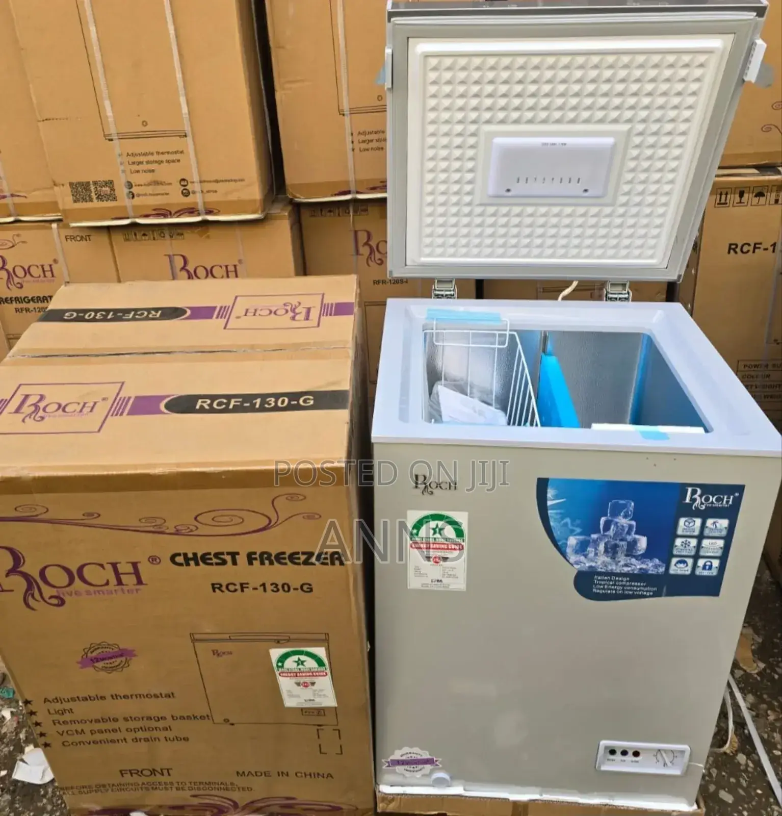 Roch RCF-130-G Energy Saver Chest Freezer