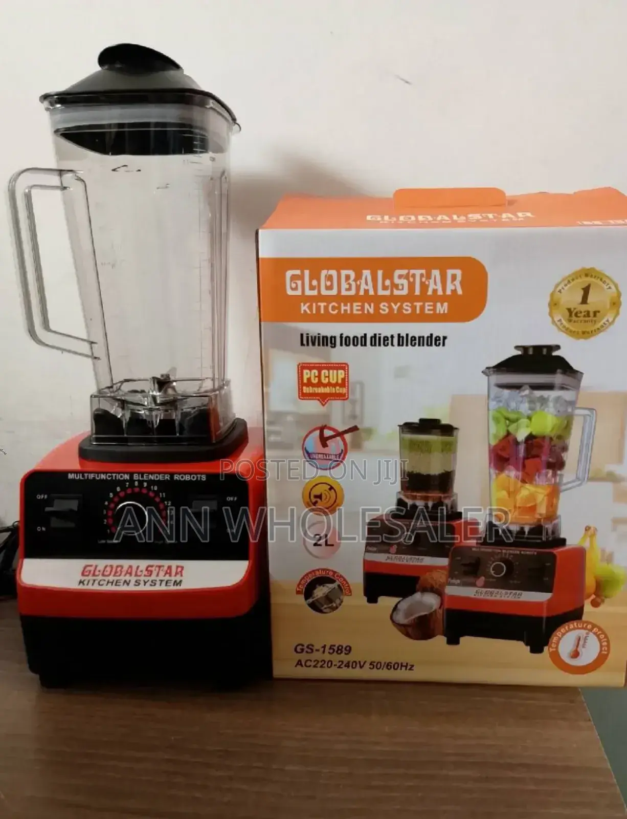 2 in 1 Globalstar Multifunctional Commercial Blender GS-022