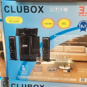 3.1ch Clubox 12000 Watts Home Theater Woofer System C/B