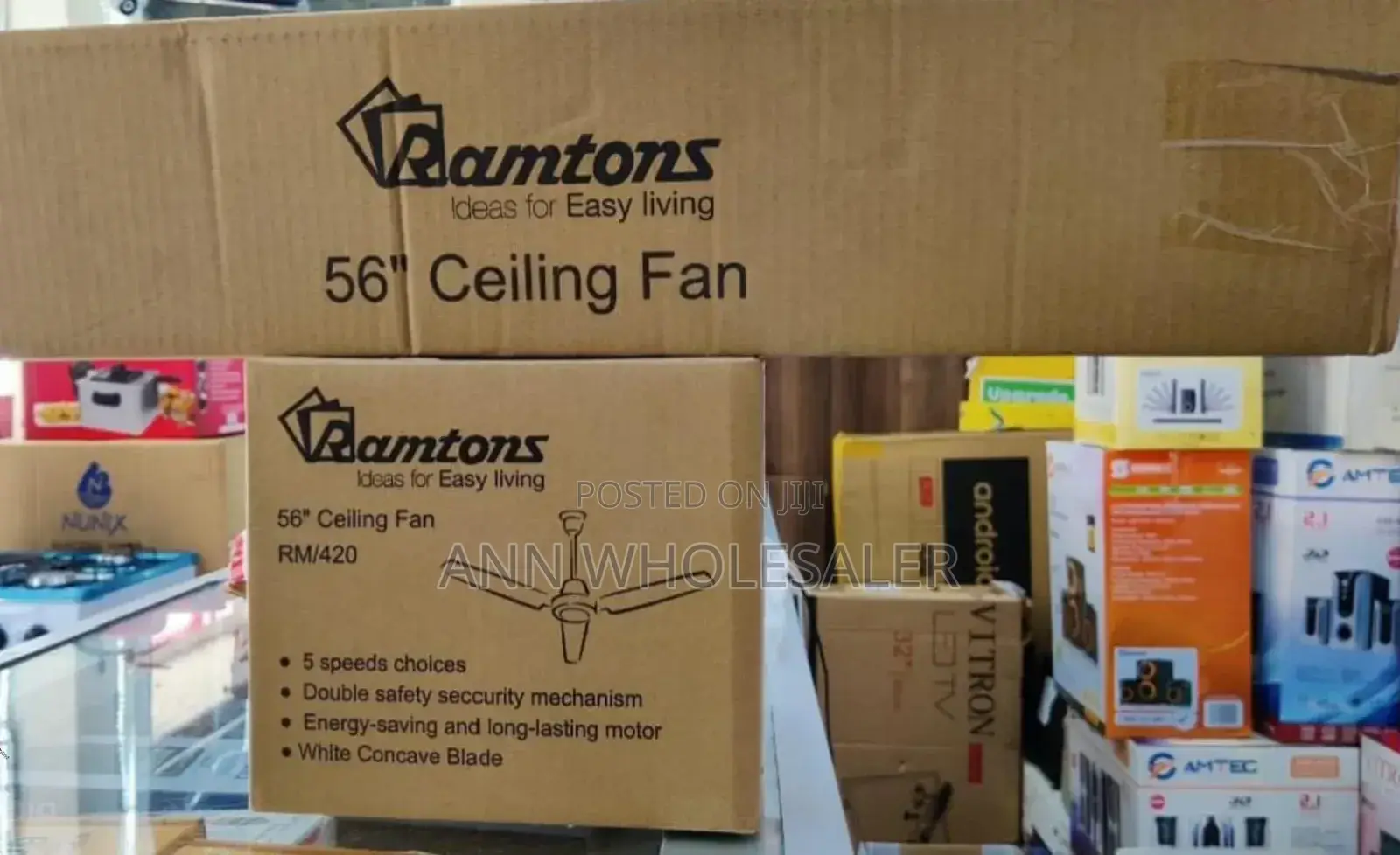 Ramtons 56" Inches Ceiling Fan RM/F-56