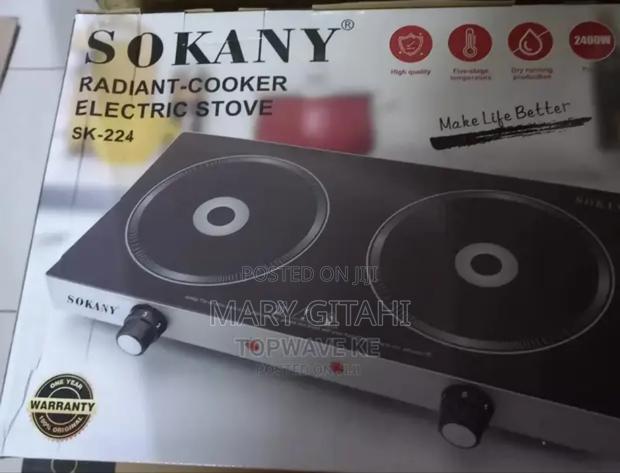 *Sokany Electric Induction Double Cooker