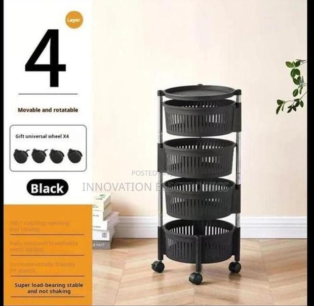 5 Layers Rotatable Fruit Rack - main view