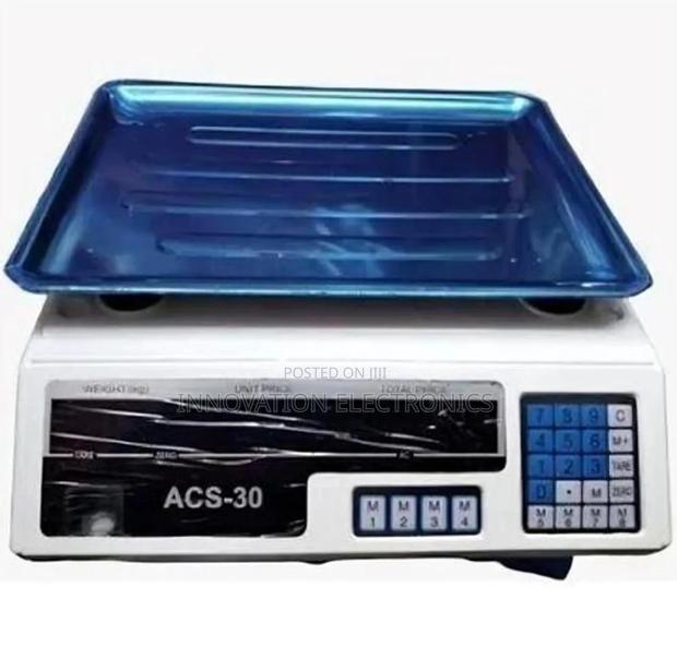 ACS Digital Scale Weighing Machine 30kg WITHOUT ARM